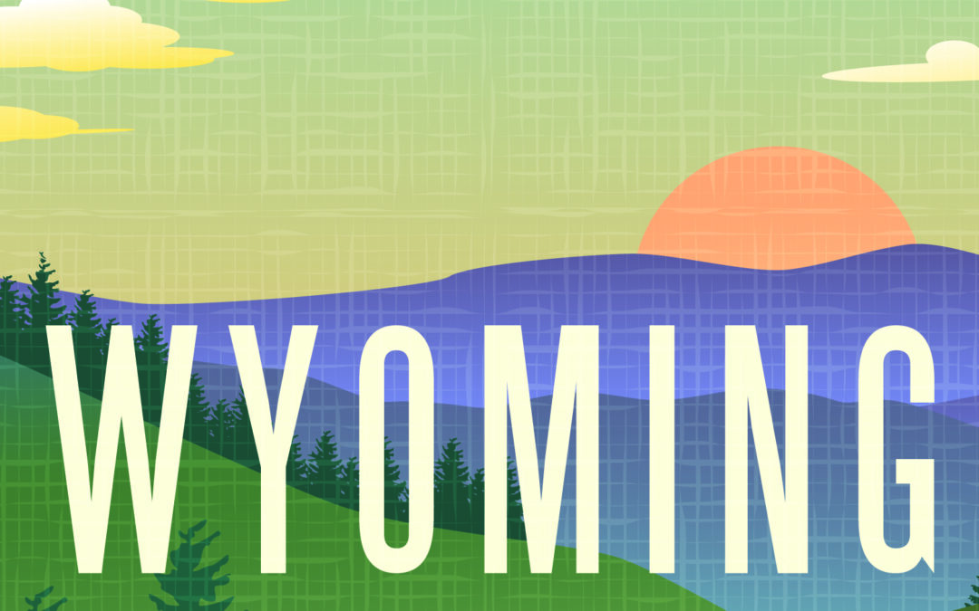 Wyoming mountain range, healthcare banner image