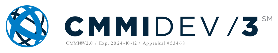 CMMI certification badge, development