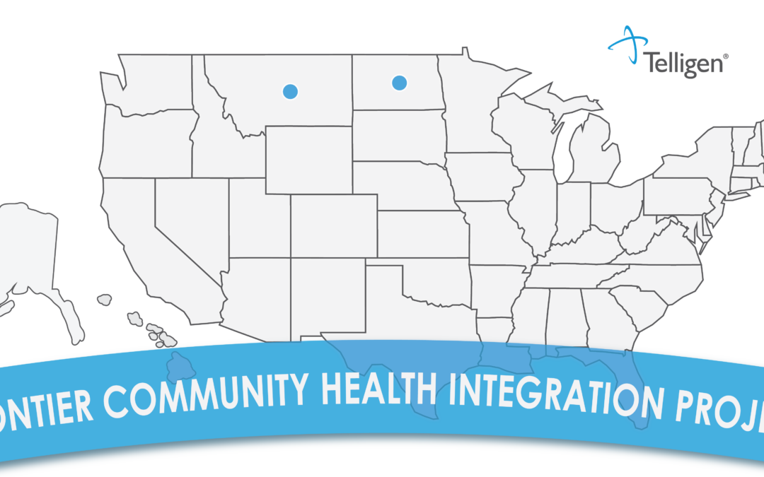 Frontier Community Health Integration Project announcement map